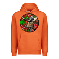 Carrot moose buck deer christmas Premium Hoodie - LillyAllenDesigns