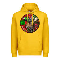 Lemon moose buck deer christmas Premium Hoodie - LillyAllenDesigns