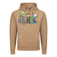 Vintage Coffee mardi gras nurse Vintage Hoodie - OliviaCreatesArt