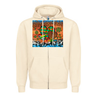 Sandshell autism awareness hearts leopard cowhide Zipper Hoodie - Artiststas