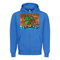 True Royal autism awareness hearts leopard cowhide Zipper Hoodie - Artiststas