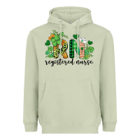 Matcha st. patricks day registered nurse rn Heavyweight Hoodie - BarkalooDesign