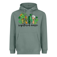 Sage st. patricks day registered nurse rn Heavyweight Hoodie - BarkalooDesign