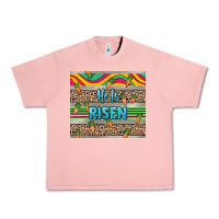 Salmon He is risen tumbler Easter Day Urban Heavy Tee - HowdyJamesFarm