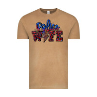 Vintage Camel police wife with lightning bolt Vintage Tee - CowGirlArtShop