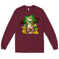 St. Patrick's Day Cow Long Sleeve Tee | Teevron