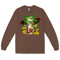 Chestnut St. Patrick's Day cow Long Sleeve Tee - OliviaCreatesArt