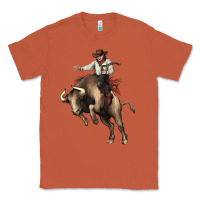 Copper Cowboy bull rodeo Classic Tee - HowdyJamesFarm