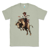 Matcha Cowboy bull rodeo Classic Tee - HowdyJamesFarm