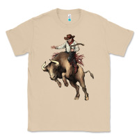 Mushroom Cowboy bull rodeo Classic Tee - HowdyJamesFarm