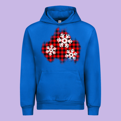 Christmas Snowflakes Patch Urban Hoodie Designed By Adodesignshop