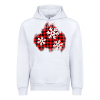 White Christmas snowflakes patch Urban Hoodie - AdoDesignShop