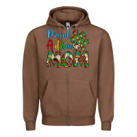 Chestnut proud autism mom Zipper Hoodie - Artiststas