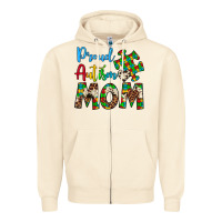 Sandshell proud autism mom Zipper Hoodie - Artiststas
