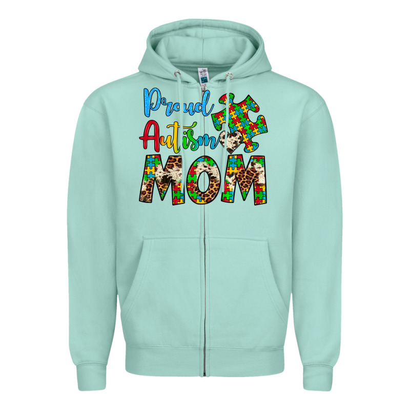 Proud Autism Mom Zipper Hoodie by Artiststas | Teevron