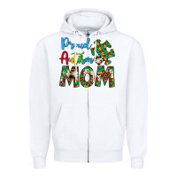 White proud autism mom Zipper Hoodie - Artiststas