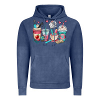 Vintage Denim teacher coffee cups Vintage Hoodie - OliviaCreatesArt