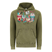 Vintage Olive teacher coffee cups Vintage Hoodie - OliviaCreatesArt