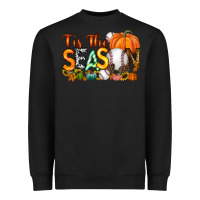 Black tis the season baseball Heavyweight Sweatshirt - RacoonDesign