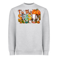 Heather Grey tis the season baseball Heavyweight Sweatshirt - RacoonDesign