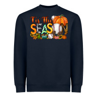 Navy tis the season baseball Heavyweight Sweatshirt - RacoonDesign