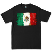 Black Mexican Flag Premium Tee - texasbilliewilder