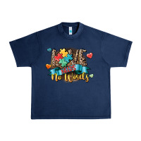 Navy Love needs no words Urban Heavy Tee - CowGirlArtShop