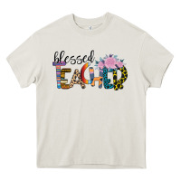 Cream Blessed Teacher Heavy Core Tee - Bettercallsaul