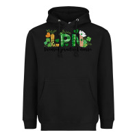 Black st. patricks day registered nurse lpn heart Heavyweight Hoodie - BarkalooDesign