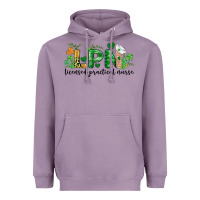 Lavender st. patricks day registered nurse lpn heart Heavyweight Hoodie - BarkalooDesign