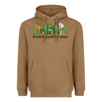 Toasted Coconut st. patricks day registered nurse lpn heart Heavyweight Hoodie - BarkalooDesign