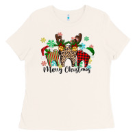 Bone Merry Christmas tooth Ladies Tee - texasbilliewilder