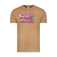 Vintage Camel my god is stronger than cancer Vintage Tee - CowGirlArtShop