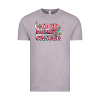 Vintage Zinc my god is stronger than cancer Vintage Tee - CowGirlArtShop