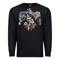 Black American flag thunderbird Premium Sweatshirt - BarkalooDesign