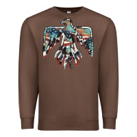 Chestnut American flag thunderbird Premium Sweatshirt - BarkalooDesign