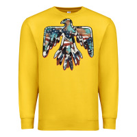 Lemon American flag thunderbird Premium Sweatshirt - BarkalooDesign