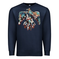 Navy American flag thunderbird Premium Sweatshirt - BarkalooDesign