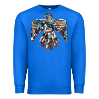True Royal American flag thunderbird Premium Sweatshirt - BarkalooDesign
