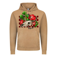 Vintage Camel bullskull rose and cactus olivia Vintage Hoodie - OliviaCreatesArt