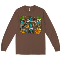Chestnut western free bird Long Sleeve Tee - OliviaCreatesArt
