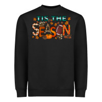 Black tis the season football Heavyweight Sweatshirt - RacoonDesign