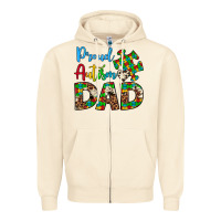 Sandshell proud autism dad Zipper Hoodie - Artiststas