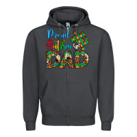 Smoke proud autism dad Zipper Hoodie - Artiststas
