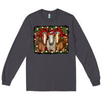 Smoke Christmas horses Long Sleeve Tee - RanaPortraitStore