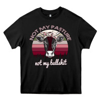 Black Not My Pasture Not My Bullshit Heavy Core Tee - Bettercallsaul