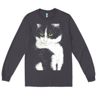 Smoke tuxedo cat t  shirt tuxedo cat t  shirt Long Sleeve Tee - longCreatives