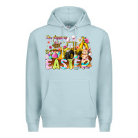 Blue Mist Im Digging Easter Premium Hoodie - CowhideDigitalArt
