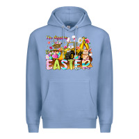 Colony Blue Im Digging Easter Premium Hoodie - CowhideDigitalArt