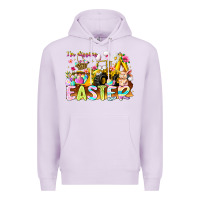 Lilac Im Digging Easter Premium Hoodie - CowhideDigitalArt